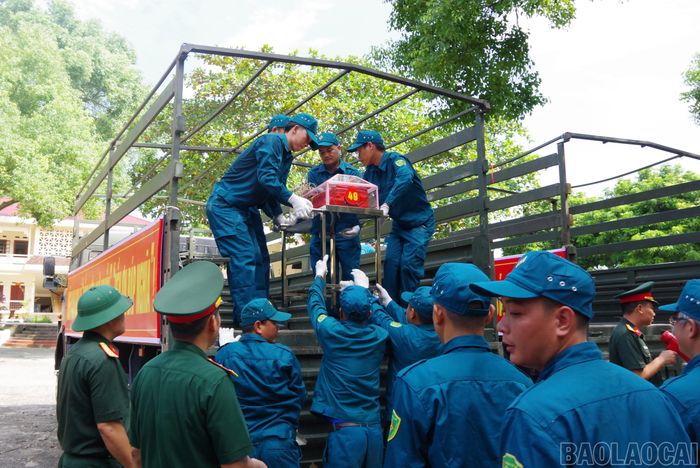  Ngay từ đầu giờ chiều, các lực lượng đã có mặt, triển khai các phần việc theo kế hoạch. 