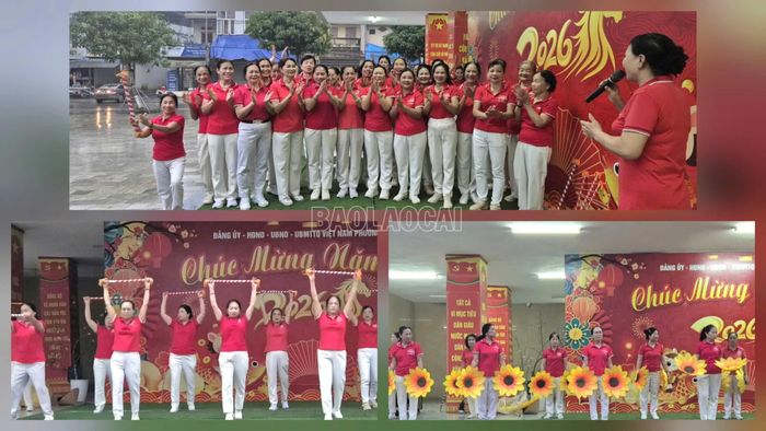 Câu lạc bộ Sức khỏe ngoài trời phường Yên Bái đều đặn tập luyện mỗi sáng với nhiều hoạt động phong phú.