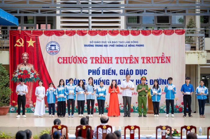 Chương trình tuyên truyền, phổ biến, giáo dục phòng, chống ma túy học đường do Sở Giáo dục và Đào tạo tổ chức. (Ảnh minh họa)