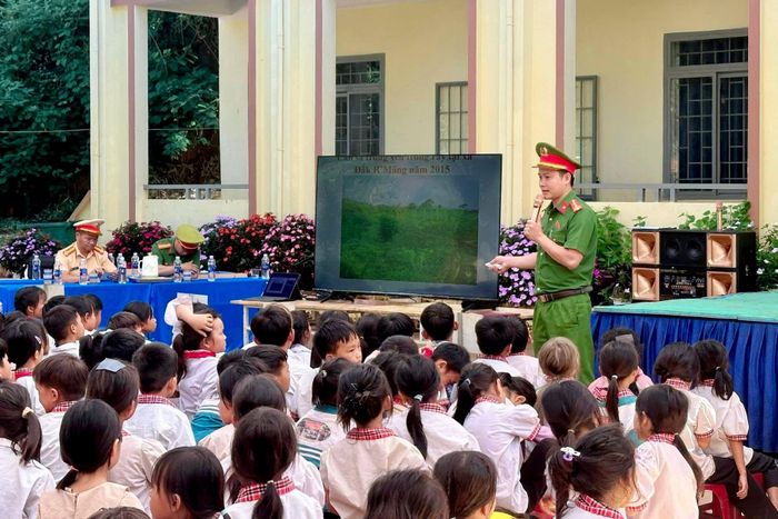 Các hoạt động tuyên truyền được đẩy mạnh tại trường học, thu hút học sinh tham gia