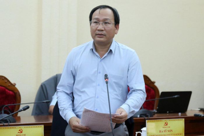 Giám đốc Ban QLDA đầu tư xây dựng số 3 Hà Sỹ Sơn đề xuất các giải pháp đẩy nhanh tiến độ và cam kết giải ngân hết nguồn vốn bố trí mà tỉnh giao cho đơn vị năm 2026