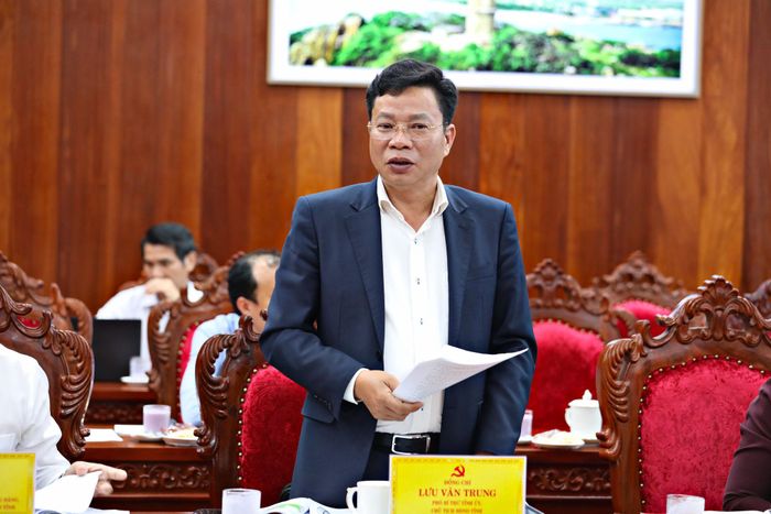 Phó Bí thư Tỉnh ủy, Chủ tịch HĐND tỉnh Lâm Đồng Lưu Văn Trung đề xuất định hướng phát triển hợp tác giữa hai địa phương trong thời gian tới