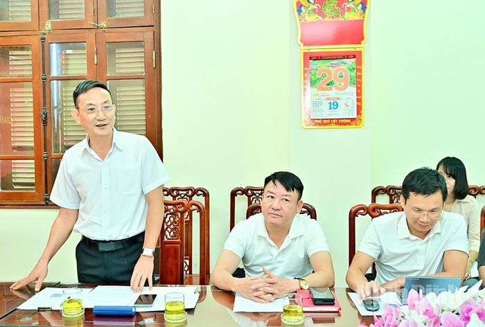 Lãnh đạo Sở Văn hoá và Thể thao phát biểu tại hội nghị.