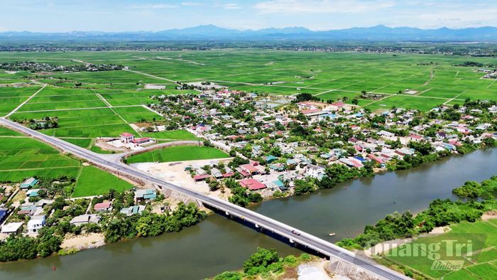 Sau sáp nhập không gian phát triển của xã Vĩnh Thủy được mở rộng hơn - Ảnh: P.N