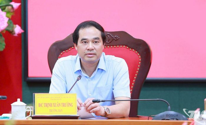 Đồng chí Bí thư Tỉnh ủy Trịnh Xuân Trường phát biểu kết luận Phiên họp.