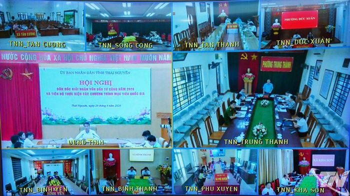  Hội nghị được tổ chức theo hình thức trực tiếp kết hợp trực tuyến đến điểm cầu các xã, phường trong toàn tỉnh.
