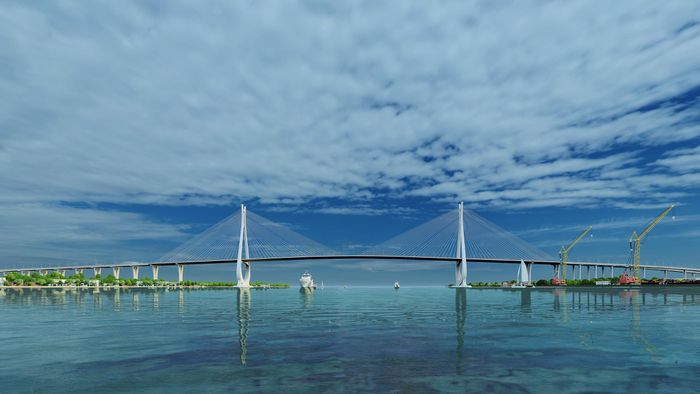 Phối cảnh dự án cầu Cát Lái.