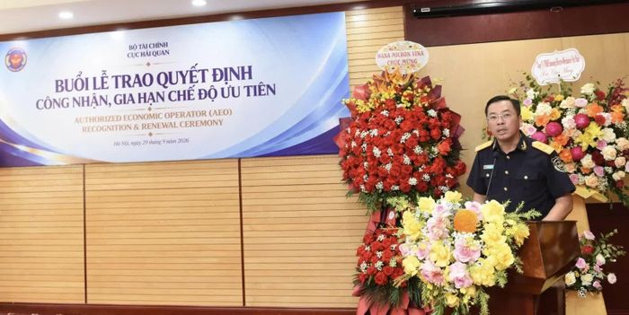 Ông Trần Đức Hùng phát biểu tại sự kiện. Ảnh: Văn Tá