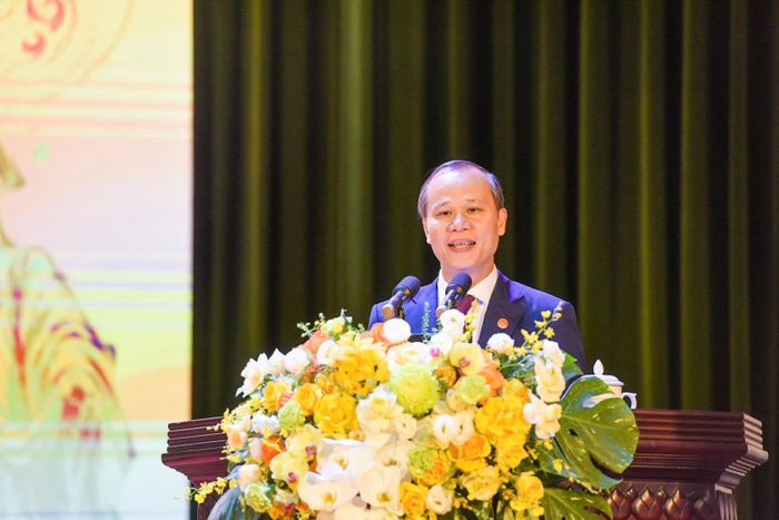 Ông Mai Sơn, Phó chủ tịch UBND Thành phố Bắc Ninh phát biểu tại Hội thảo