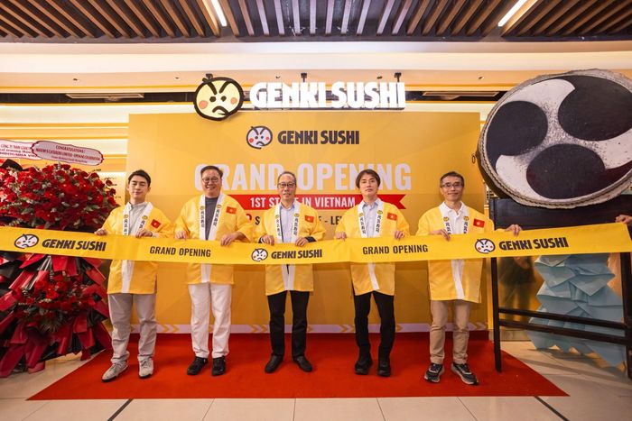 Genki Sushi chính thức bắt đầu hành trình tại Việt Nam vào tháng 6/2025, hiện tại đã có 2 cửa hàng. Nguồn ảnh (Genki Sushi)