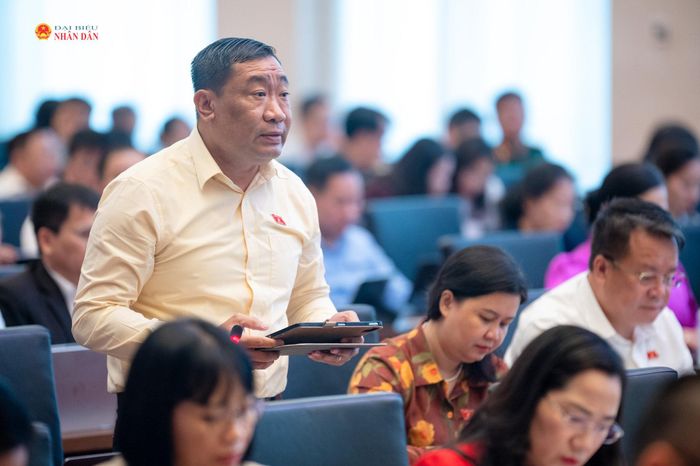 ĐBQH Thạch Phước Bình (Vĩnh Long) phát biểu. Ảnh: Phạm Thắng
