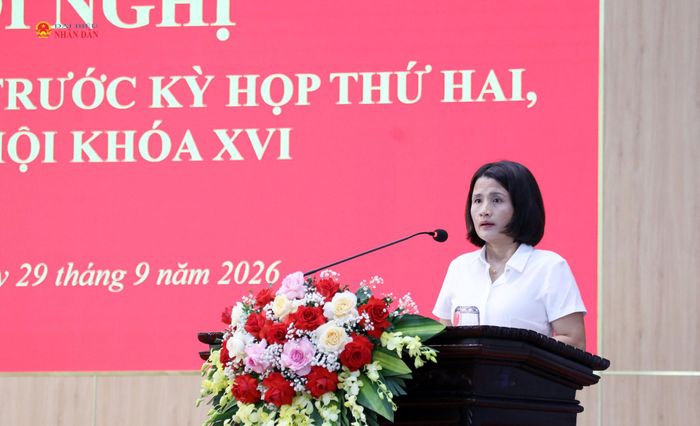 Cử tri xã Yên Mô phát biểu ý kiến, kiến nghị