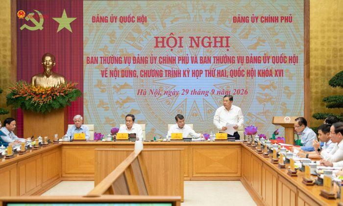 Phó Bí thư Thường trực Đảng ủy Chính phủ, Phó Thủ tướng Thường trực Chính phủ Phạm Gia Túc phát biểu