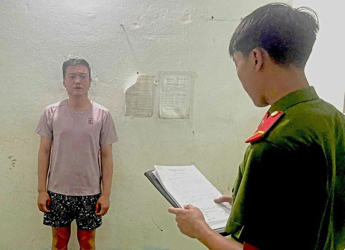 Công an TP. Đà Nẵng đã khởi tố vụ án, khởi tố bị can và bắt tạm giam Nguyễn Hải Đăng. Ảnh: Công an TP. Đà Nẵng
