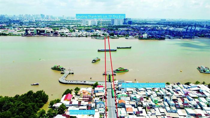 Khu vực dự kiến xây cầu Cái Lái nối TP.Hồ Chí Minh với Đồng Nai. Ảnh: ST