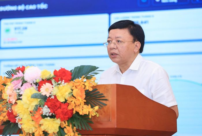 Ông Lê Huyền, Phó chủ tịch UBND tỉnh Khánh Hòa phát biểu