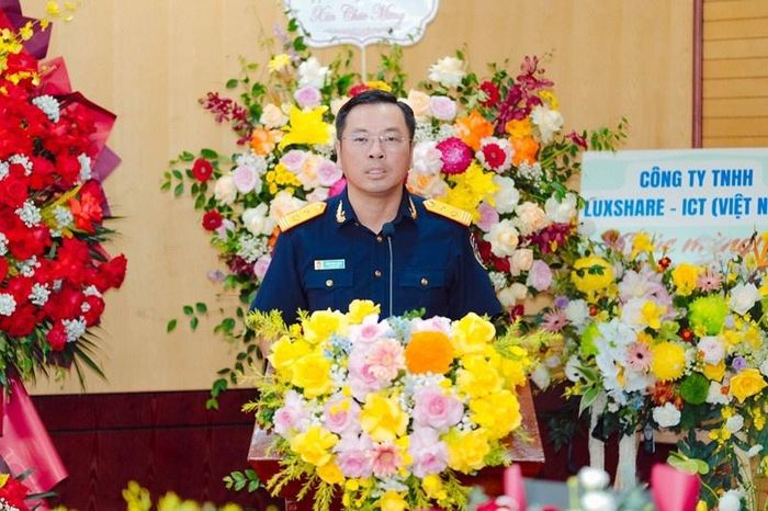 Ông Trần Đức Hùng, Phó Cục trưởng Cục Hải quan phát biểu tại buổi lễ - Ảnh: Cục Hải quan