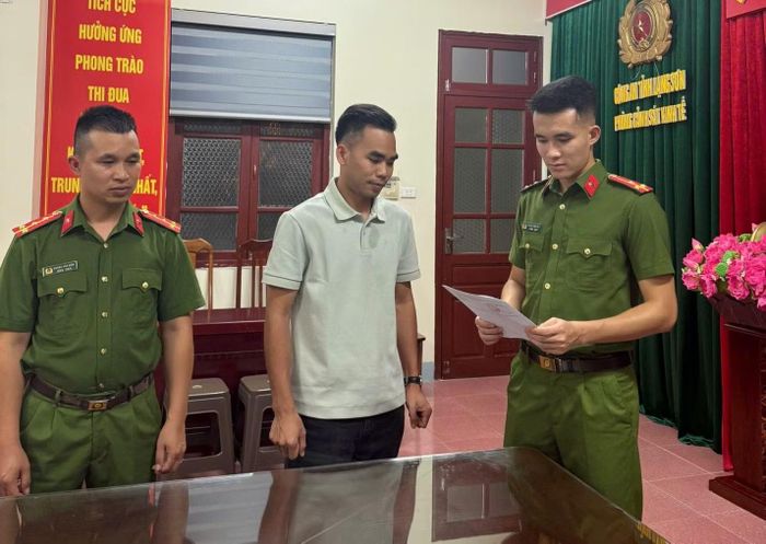 Cơ quan Công an khởi tố bị can Hoàng Minh Hậu.
