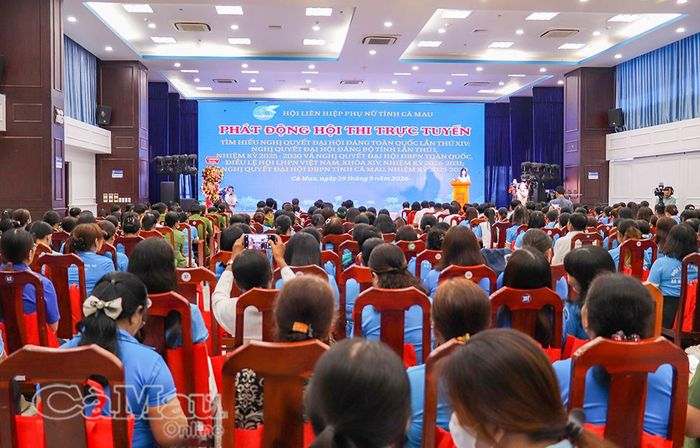 Hội LHPN tỉnh phát động Hội thi trực tuyến tìm hiểu nghị quyết của Đảng và nghị quyết đại hội đại biểu phụ nữ các cấp.
