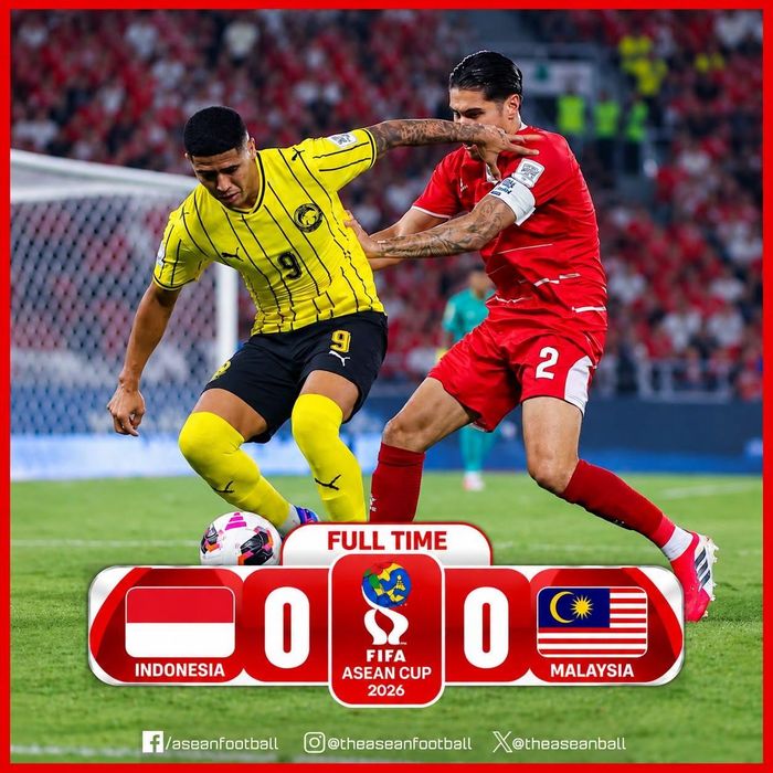 Indonesia bảo toàn 1 điểm dù phải chơi thiếu người. Ảnh: ASEAN FOOTBALL