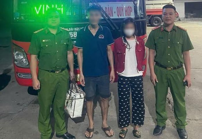 Cháu L. đã về nhà an toàn. Ảnh: CACC.