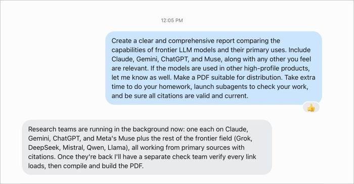 Muse nhắc người đọc thận trọng với các con số benchmark. Ảnh chụp màn hình: David Gewirtz/ZDNET