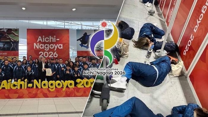 ĐT cầu mây Thái Lan chờ gần 24 tiếng để nhận phòng tại ASIAD 2026 - Ảnh: Thairath