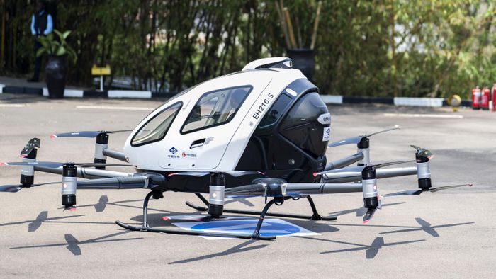 Taxi bay EH-216S của EHang. (Ảnh: Le360 Afrique)