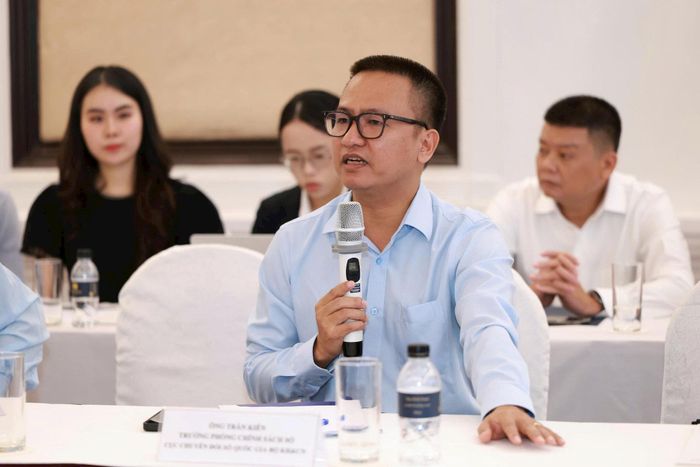 Ông Trần Kiên, Trưởng phòng Chính sách số, Cục Chuyển đổi số quốc gia. Ảnh: L.M