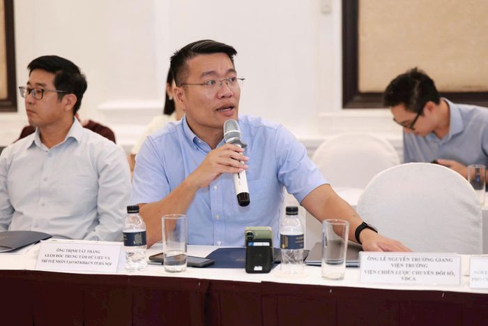 Ông Trịnh Tất Thắng, Giám đốc Trung tâm Dữ liệu và Trí tuệ nhân tạo, Sở Khoa học và Công nghệ Hà Nội. Ảnh: T.H