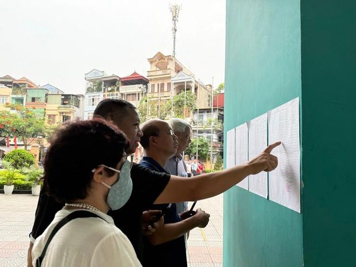 Thông tin về các dự án trên địa bàn đều được phường Tương Mai công khai minh bạch để người dân dễ tiếp cận. Ảnh: PV