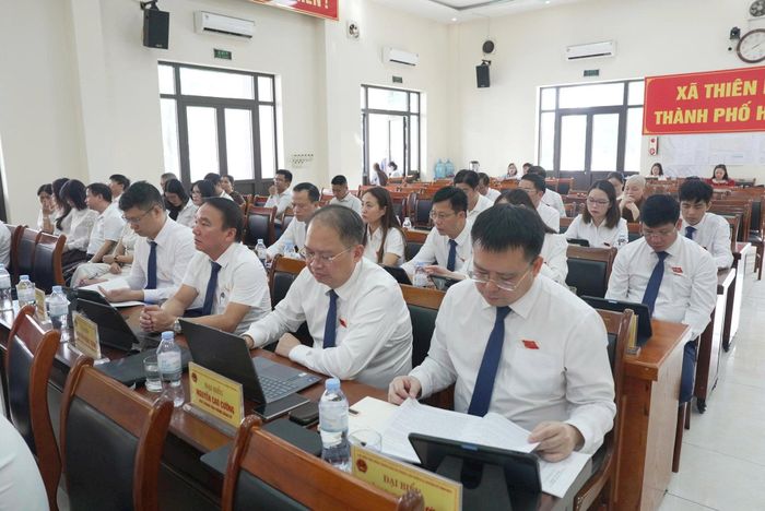 Đại biểu dự kỳ họp. Ảnh: PV