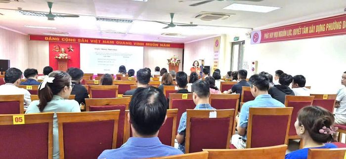 Hội nghị tập huấn về công tác phòng chống mại dâm. Ảnh: Sở Y tế