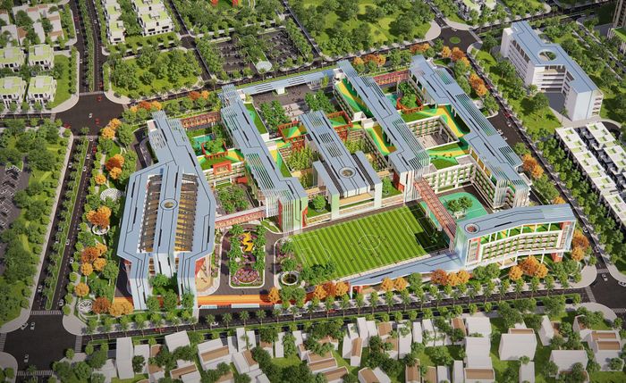 Kết quả GPMB nhanh chóng, tạo cơ sở cho xã Phù Đổng chuẩn bị khởi công nhiều dự án trong tháng 10-2026, trong đó có Dự án xây dựng trường phổ thông nhiều cấp học, tiên tiến, hiện đại. Ảnh: UBND xã Phù Đổng