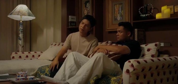 Khánh phủ nhận chuyện Nhi thích mình khiến Hoàng vui vì vẫn còn cơ hội. Ảnh VTV