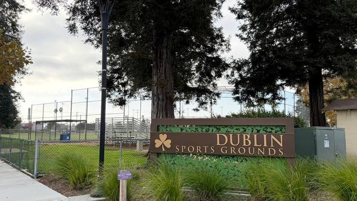 Khu tổ hợp thể thao Dublin Sports Grounds, nơi ông ông Jonathan McKinsey bị sát hại. Ảnh: Sarah Dussault/Bay Area News Group
