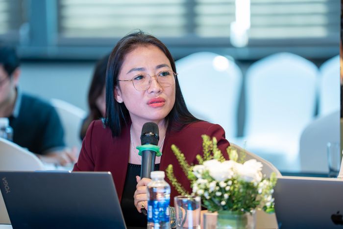 TS Trần Khánh Thu, Giám đốc Quỹ Phòng bệnh (Bộ Y tế) phát biểu. Ảnh: NP