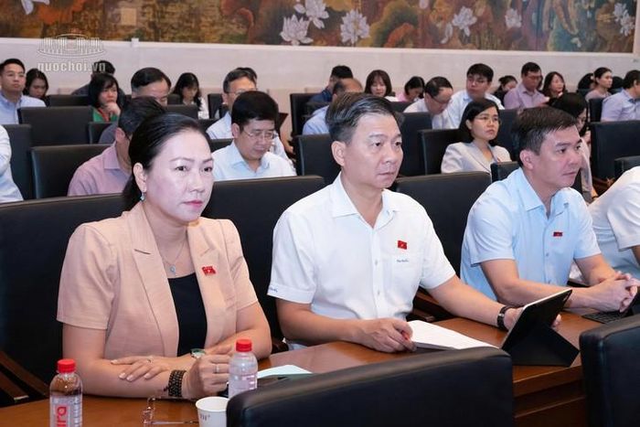 ĐBQH dự Hội nghị chiều 29/9. Ảnh: Media Quốc hội