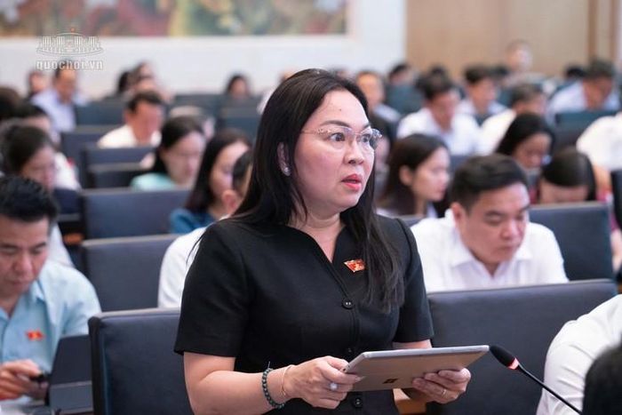ĐBQH Lý Anh Thư. Ảnh: Media Quốc hội