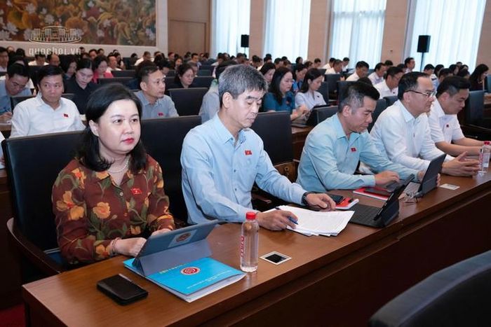 Các ĐBQH dự Hội nghị. Ảnh: Media Quốc hội