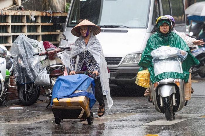 Không khí lạnh gây mưa từ đêm mai ở miền Bắc. Ảnh: Tuấn Anh