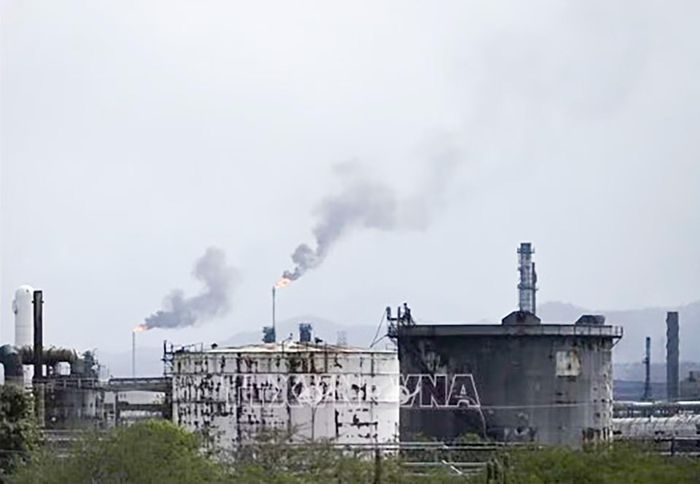 Toàn cảnh Khu liên hợp Công nghiệp Hóa dầu Jose Antonio Anzoategui tại bang Anzoategui, Venezuela. Ảnh minh họa: THX/TTXVN