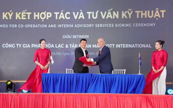 Các đơn vị ký kết hợp tác tại lễ khởi công