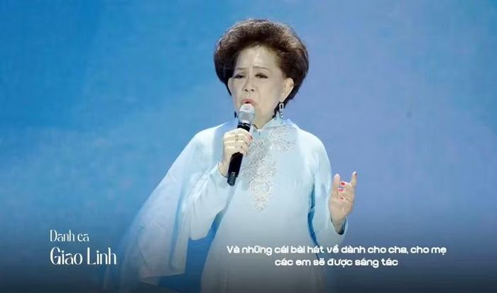 Da ca Giao Linh với ca khúc "Lòng mẹ"