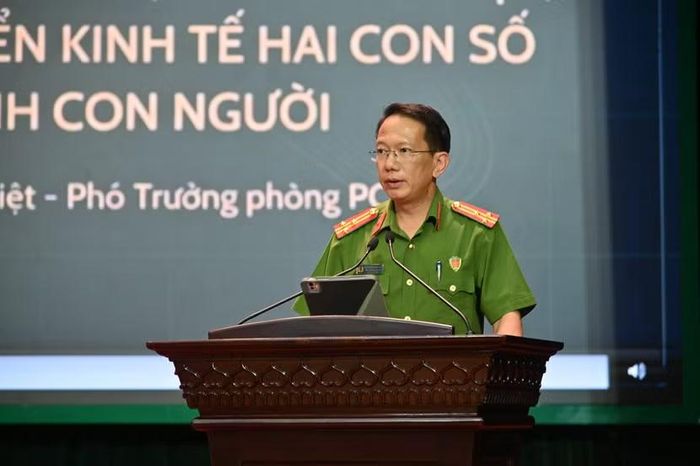 Đại diện CATP Hải Phòng tham luận tại tọa đàm
