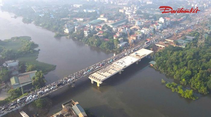 Khu vực cầu Mai Lĩnh từng thường xuyên xảy ra ùn tắc do lưu lượng phương tiện lớn.