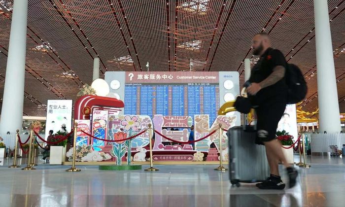  Ngành hàng không Trung Quốc đã lên kế hoạch chuẩn bị cho đợt cao điểm du lịch dịp Quốc khánh. Ảnh: Sân bay Quốc tế Bắc Kinh.