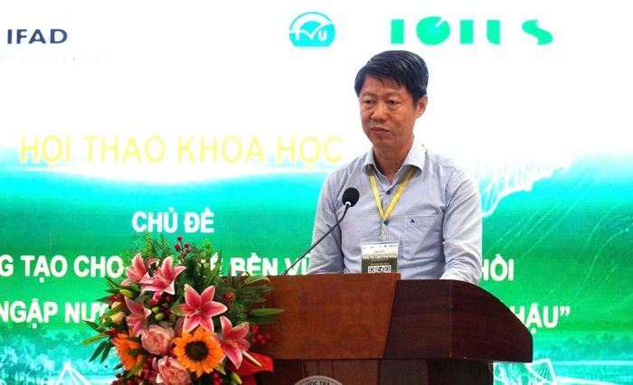PGS.TS Lâm Thái Hùng, Phó Giám đốc Đại học Trà Vinh phát biểu