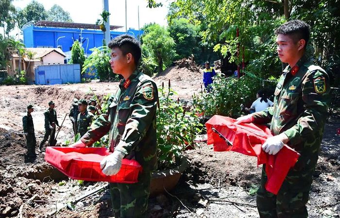 Ngày 30.9, TP.HCM quy tập được thêm 10 bộ hài cốt liệt sĩ và 2 bộ di vật tại Công viên Lê Thị Riêng