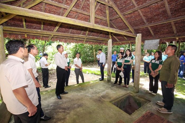 Nhà làm việc của các lãnh đạo Trung ương Cục miền Nam được phục chế, góp phần lưu giữ không gian lịch sử của căn cứ cách mạng. Ảnh: Giang Phương - TTXVN